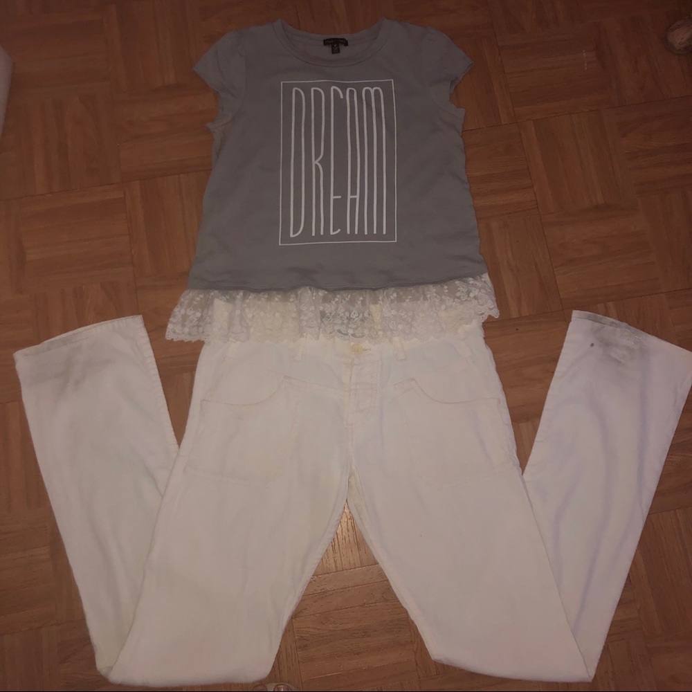 French Connection linen pants with top!🐚
